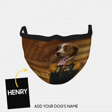 Personalized Dog Gift Idea - Royal Dog's Portrait 4 For Dog Lovers - Cloth Mask
